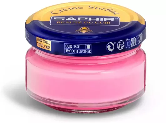 Βούρτσα Παπουτσιών Saphir Créme Surfine 50 Ml Pompadour Pink 72 Υποδημάτων Απόχρωση Pompadour Pink 72