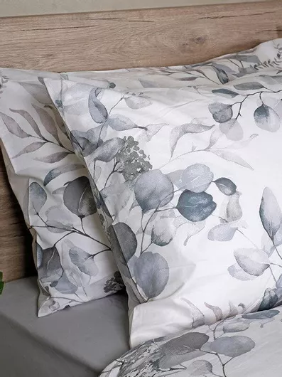 Σετ Μαξιλαροθήκες Sunshine Feelings 932 με Φάσα 932 50x70cm Grey