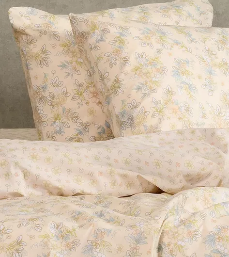 Σετ Μαξιλαροθήκες Melinen Chloe με Φάσα 50x70cm Peach