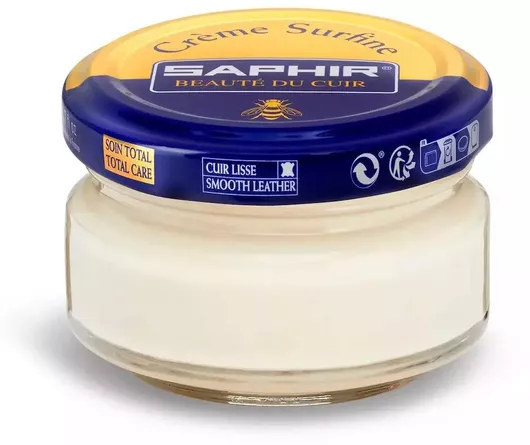 Βαφή Υποδημάτων Saphir Créme Surfine 50ml Egg Shell 82 Απόχρωση: Egg Shell 82