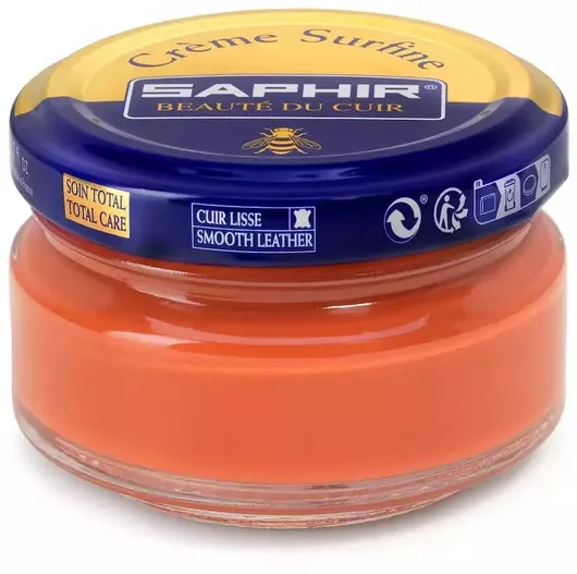 Βούρτσα Παπουτσιών Saphir Créme Surfine 50 Ml Ochre Red 916 Υποδημάτων Απόχρωση Ochre Red 916