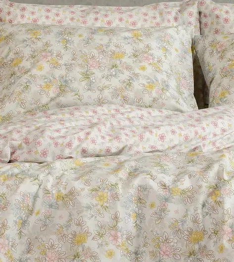 Σετ Μαξιλαροθήκες Melinen Chloe με Φάσα 50x70cm Aqua