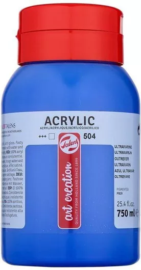 Ακρυλικό Χρώμα Ζωγραφικής Royal Talens Art Creation Acrylic 750ml Ultramarine 504