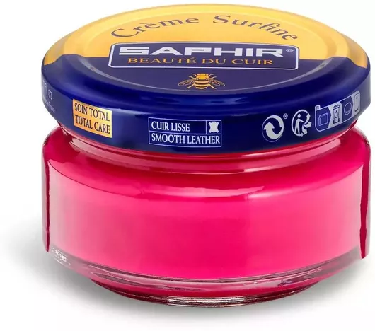 Βούρτσα Παπουτσιών Saphir Créme Surfine 50 Ml Fuschia Υποδημάτων Απόχρωση Fuschia 93