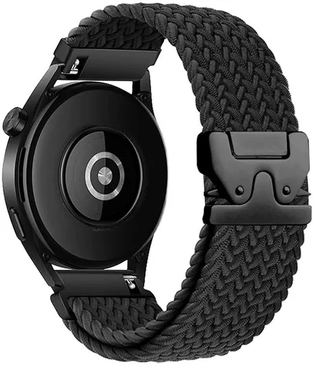 Λουράκι Ρολογιού Nylon Easy Click Parachute Buckle 22mm Μαύρο