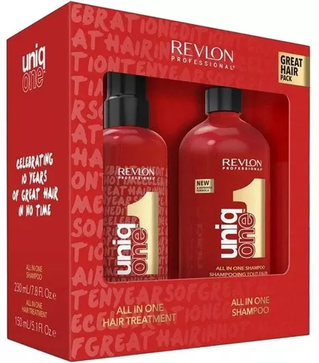 Revlon Uniq One Σετ Θεραπείας Μαλλιών με Σαμπουάν και Treatment 2τμχ