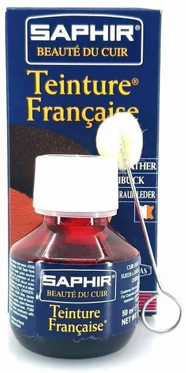 Βούρτσα Παπουτσιών Saphir Teinture Francaise 50 Ml Red Base 11 Μόνιμη Υποδημάτων Απόχρωση Red 11