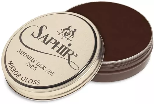 Saphir Médaille D' Mirror Gloss 75ml Shoe Polishing Paste Medium Brown 37