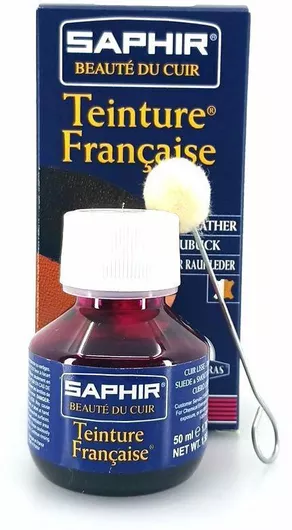 Βούρτσα Παπουτσιών Saphir Teinture Francaise 50 Ml Purple Base 62 Μόνιμη Υποδημάτων Απόχρωση Purple 62