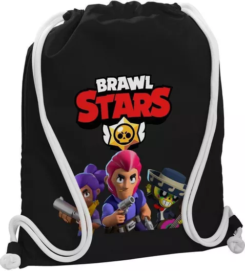 Παιδική Τσάντα Πλάτης Koupakoupa Brawl Stars Blue 48x40cm Μαύρο