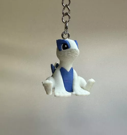 Pokémon 3D Printed Lugia Keychain
