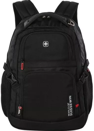 Suissewin Backpack Μαύρο