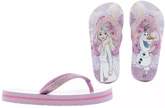 Frozen District Παιδικές Σαγιονάρες Flip Flops Frozen Λιλά