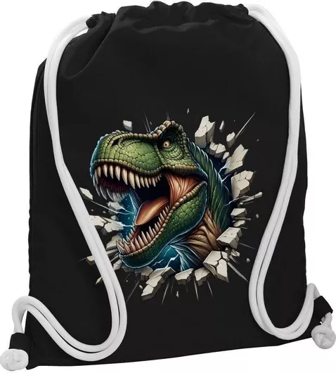 Παιδική Τσάντα Πλάτης Koupakoupa Dinosaur Break Wall 40cm Μαύρο