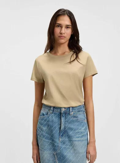 Hugo Boss Γυναικείο T-shirt Μπεζ