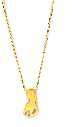 Κολιέ Poco LocoΕπιχρυσωμένο Ατσάλι