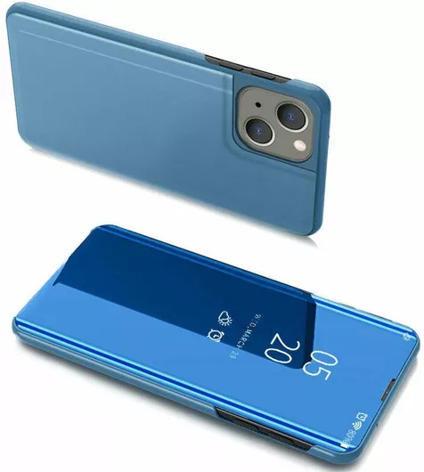 Hurtel Clear View Book Πλαστικό Μπλε iPhone 13 mini