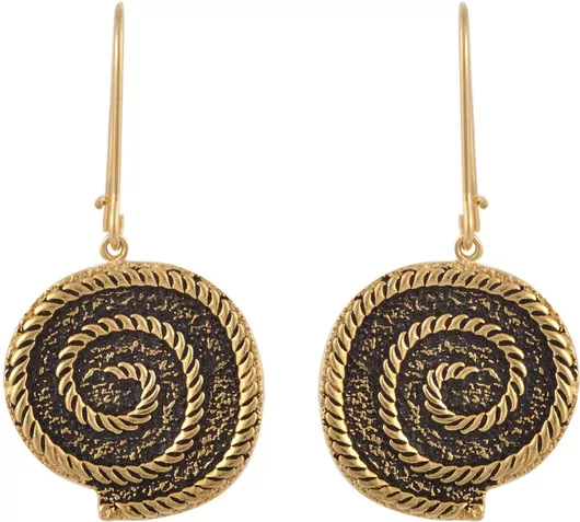 Γυναικείο Σκουλαρίκι Sava Jewellery ΚρεμαστόΑσήμι Επιχρυσωμένο