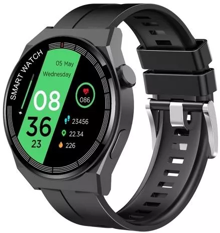 Gt3 Smart Bracelet 1.5 Inch Smart Watch Bluetooth Call Heart Rate Blood Pressure Blood Oxygen Black