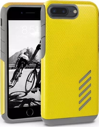 Orzly Grip Pro Back Cover Πλαστικό Κίτρινο iPhone 8 Plus/7 Plus