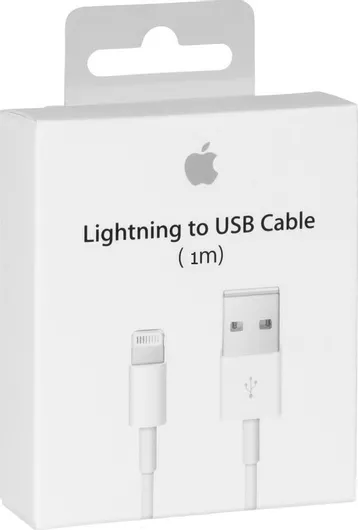 Apple USB-A to Lightning Cable Λευκό 1m MD818ZM/A