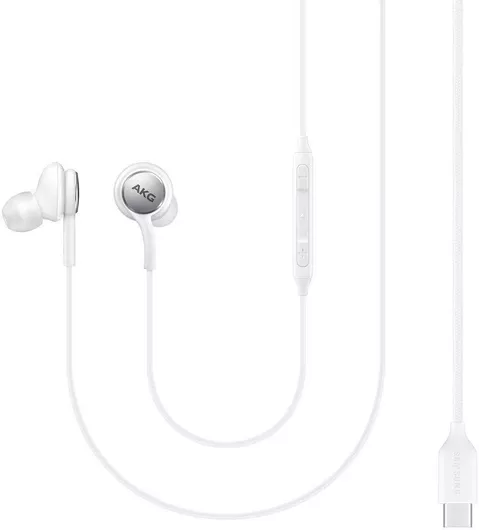 Samsung EO-IC100 Bulk In-ear Handsfree Ακουστικά με Βύσμα USB-C Λευκό