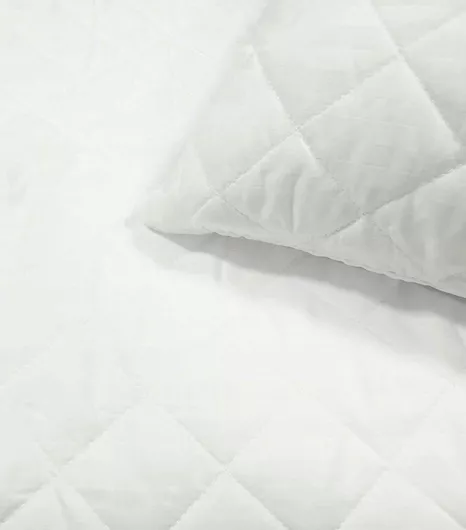 Σετ Μαξιλαροθήκες Le Blanc Καπιτονέ 50x70cm Λευκό