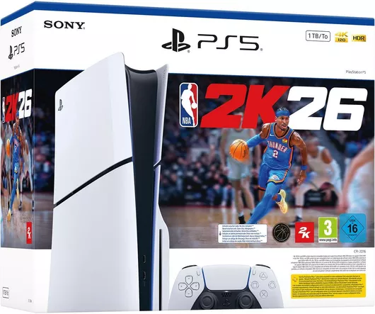 Sony PlayStation 5 Slim 1TB & NBA 2K26
