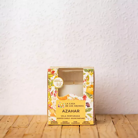 Αρωματικό Κερί La Casa de los Aromas σε Βάζο με Άρωμα Άνθος Πορτοκαλιάς 140gr