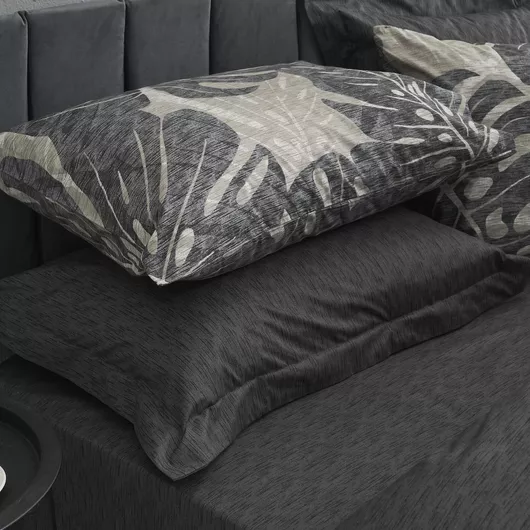 Σετ Μαξιλαροθήκες Charalambidis Textiles 52x72cm Γκρί