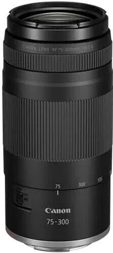 Φωτογραφικός Φακός Canon Full Frame RF 75-300mm f/4-5.6 Tele Zoom για Canon RF Mount Μαύρος
