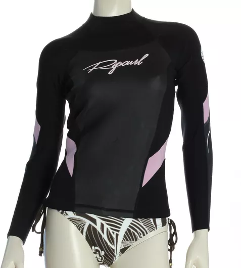 Rip Curl Γυναικεία Μακρυμάνικη Αντηλιακή Μπλούζα Μαύρο