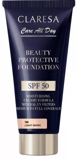 Make Up Claresa Liquid SPF50 1w Light Warm 30ml