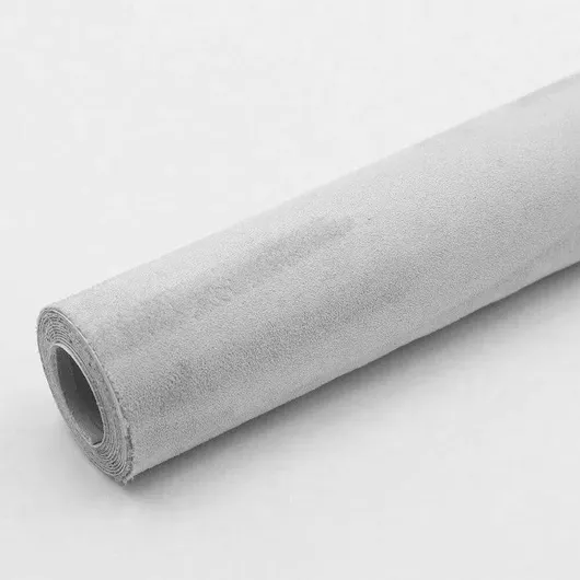 Αυτοκόλλητο Αδιάβροχο Ύφασμα Επιδιόρθωσης Alcantara Suede Ρολό 100x60cm Λευκό W17319-3w