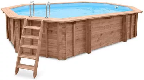Πισίνα ABATEC Sea Breeze Ξύλινη 607x396x131cm