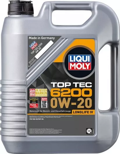 Λάδι Αυτοκινήτου Liqui Moly Top Tec 6200 Longlife IV Συνθετικό 0W-20 4lt