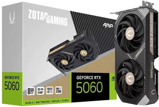 Κάρτα Γραφικών Zotac GeForce RTX 5060 8GB GDDR7 AMP
