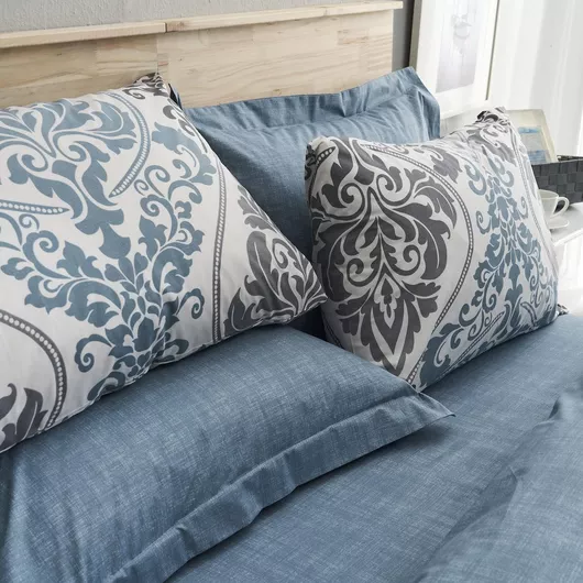 Σετ Μαξιλαροθήκες Charalambidis Textiles 52x72cm Μπλε