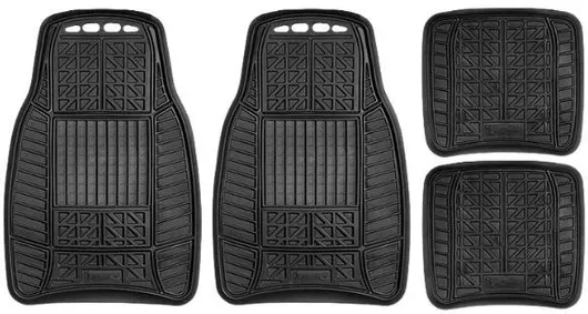 Σετ Μπροστινά & Πίσω Πατάκια Michelin 4τμχ από Λάστιχο Μαύρο