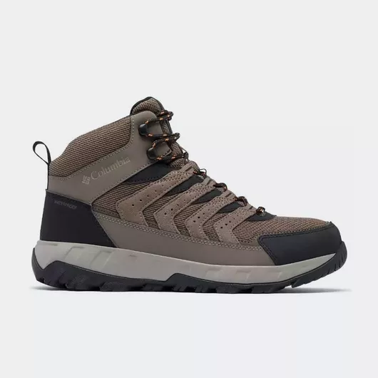 Columbia Strata Trail Mid WP Ανδρικά Αδιάβροχα Ορειβατικά Μποτάκια Μπεζ