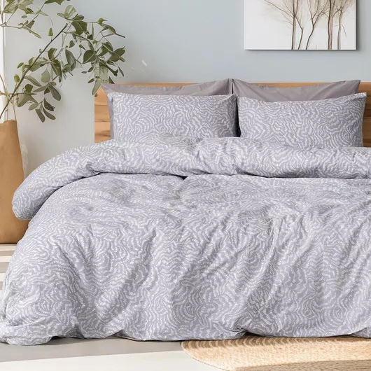 Σετ Μαξιλαροθήκες Beauty Home Art 12261 με Φάσα 52x72cm Γκρί