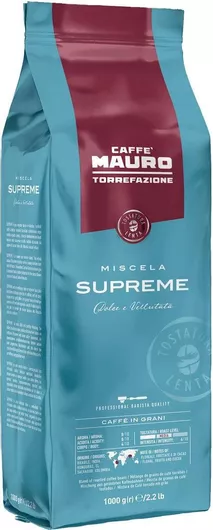 Καφές Espresso Mauro Miscela Supreme 1000g Κόκκους