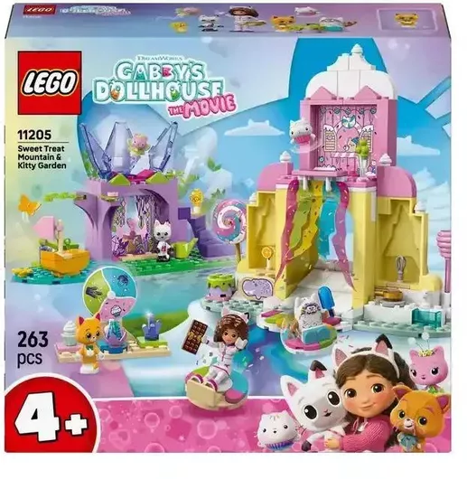 Lego Gabby's Dollhouse Sweet Treat Mountain & Kitty Garden για 4+ Ετών 263τμχ. 10787