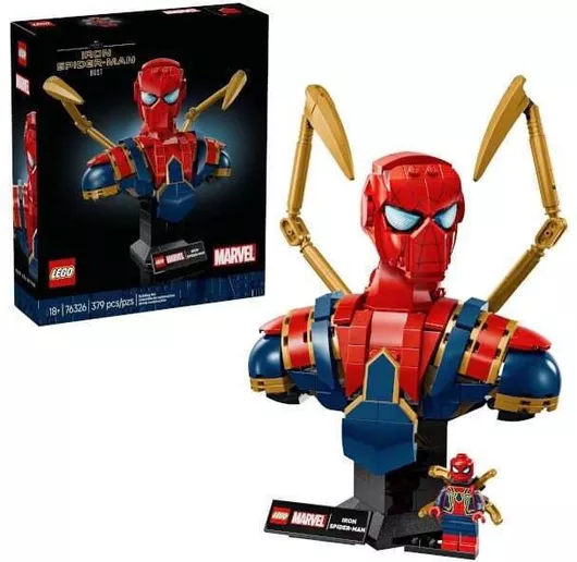 Lego Super Heroes Iron Spiderman Bust για 18+ Ετών 379τμχ. 76298