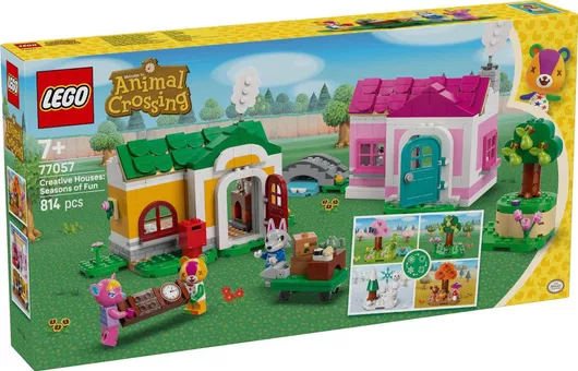 Lego Animal Crossing Creative Houses: Seasons of Fun για 7+ Ετών 814τμχ. 77050