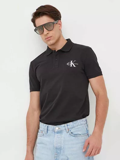 Polo t-shirt Μαύρο