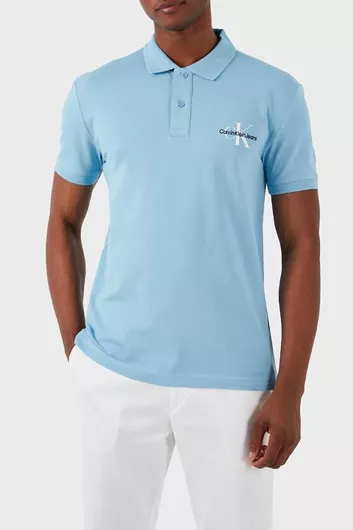 Polo μπλούζα κοντομάνικη γαλάζια