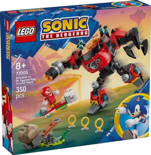 Lego Τουβλάκια Sonic Knuckles vs Dr. Eggman Egg Crusher Mech για 8+ Ετών 350τμχ. 76993