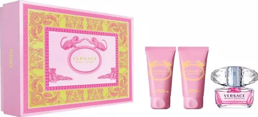 Σετ Αρωμάτων Versace Bright Crystal Eau de Toilette 50ml, Body Lotion 50ml & Shower Gel 50ml