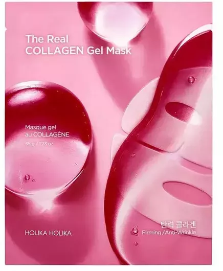Μάσκα Προσώπου Holika Holika The Real Collagen για Αντιγήρανση / Σύσφιξη 35gr